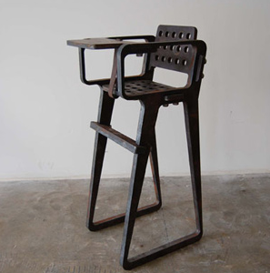 Flame Cut Series High Chair by Tom Dixon  2008